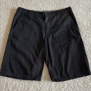 O'Neill Black Flat Front Shorts Lightweight Design